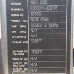 SATURN 20 - Generator Set Name Plate